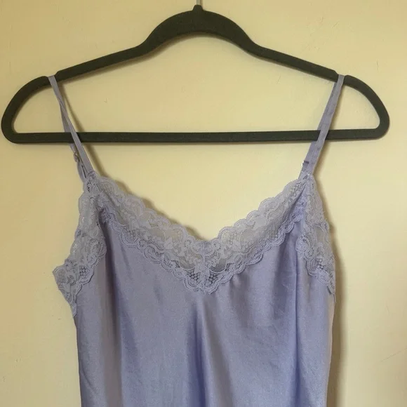 Intimissi Lavender Purple Lace Camisole Tank Top Size Small - Picture 3 of 5